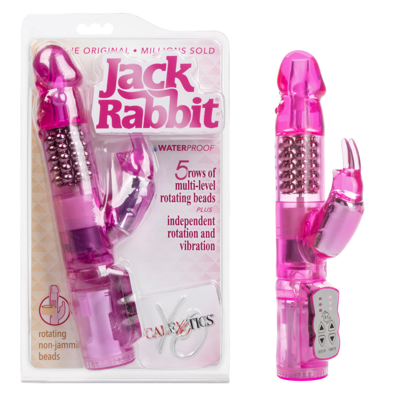 CalExotics Waterproof Jack Rabbit Vibe - Pink