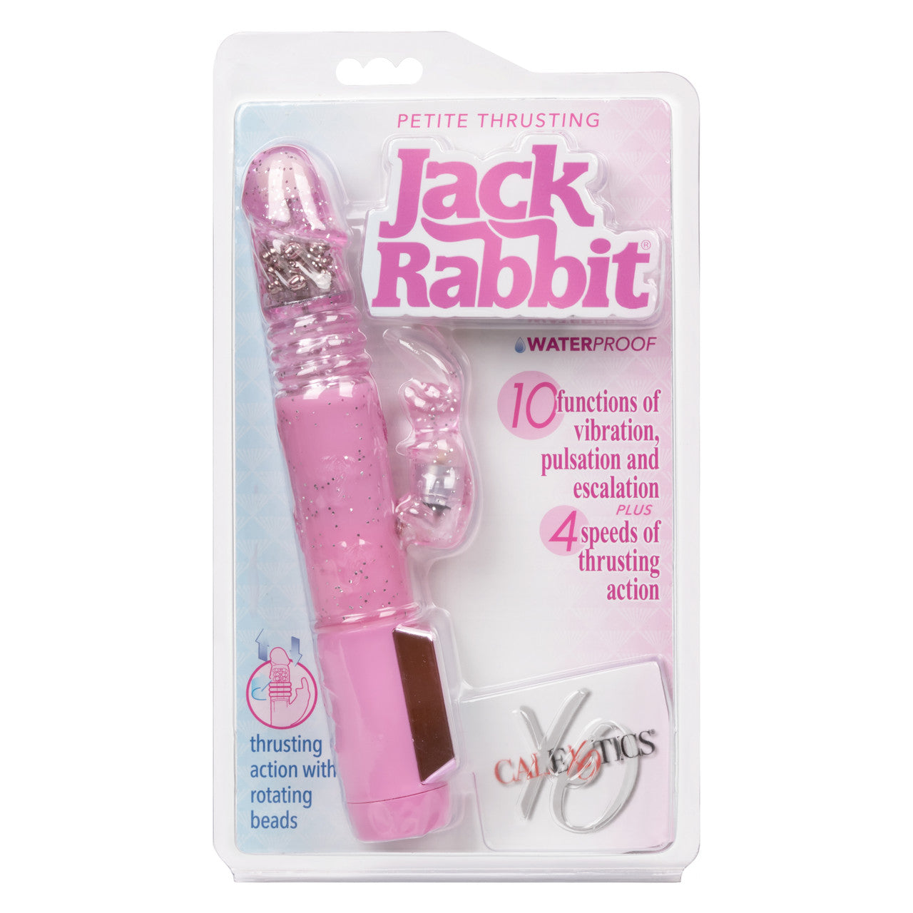 CalExotics Petite Thrusting Jack Rabbit Vibe - Pink