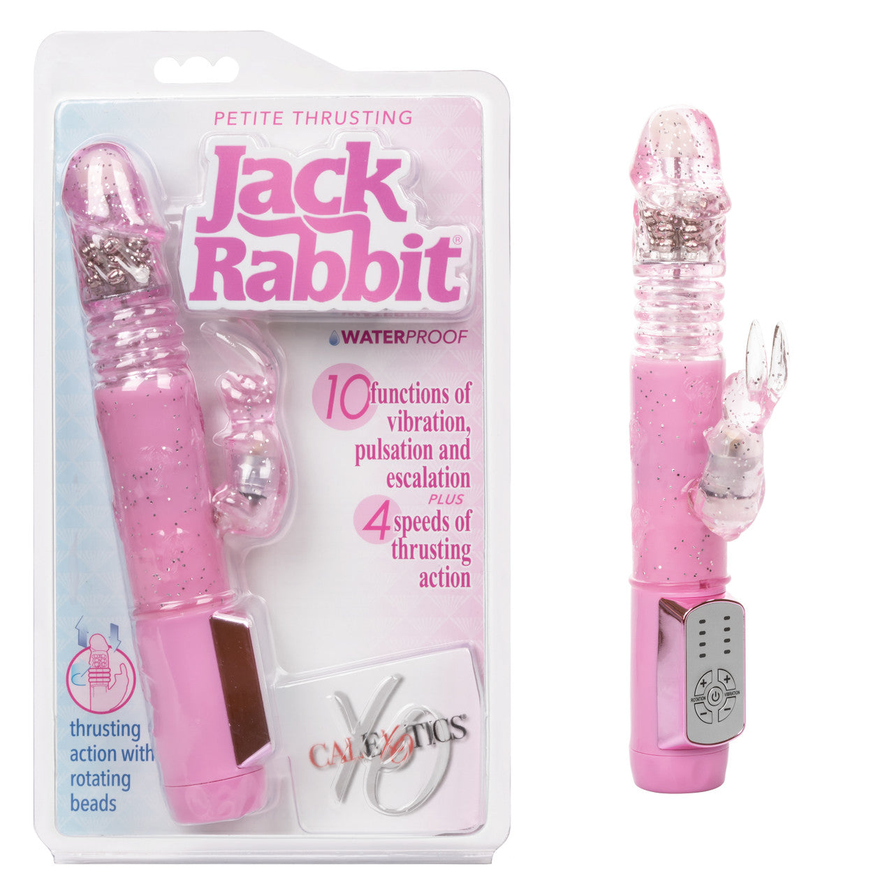 CalExotics Petite Thrusting Jack Rabbit Vibe - Pink