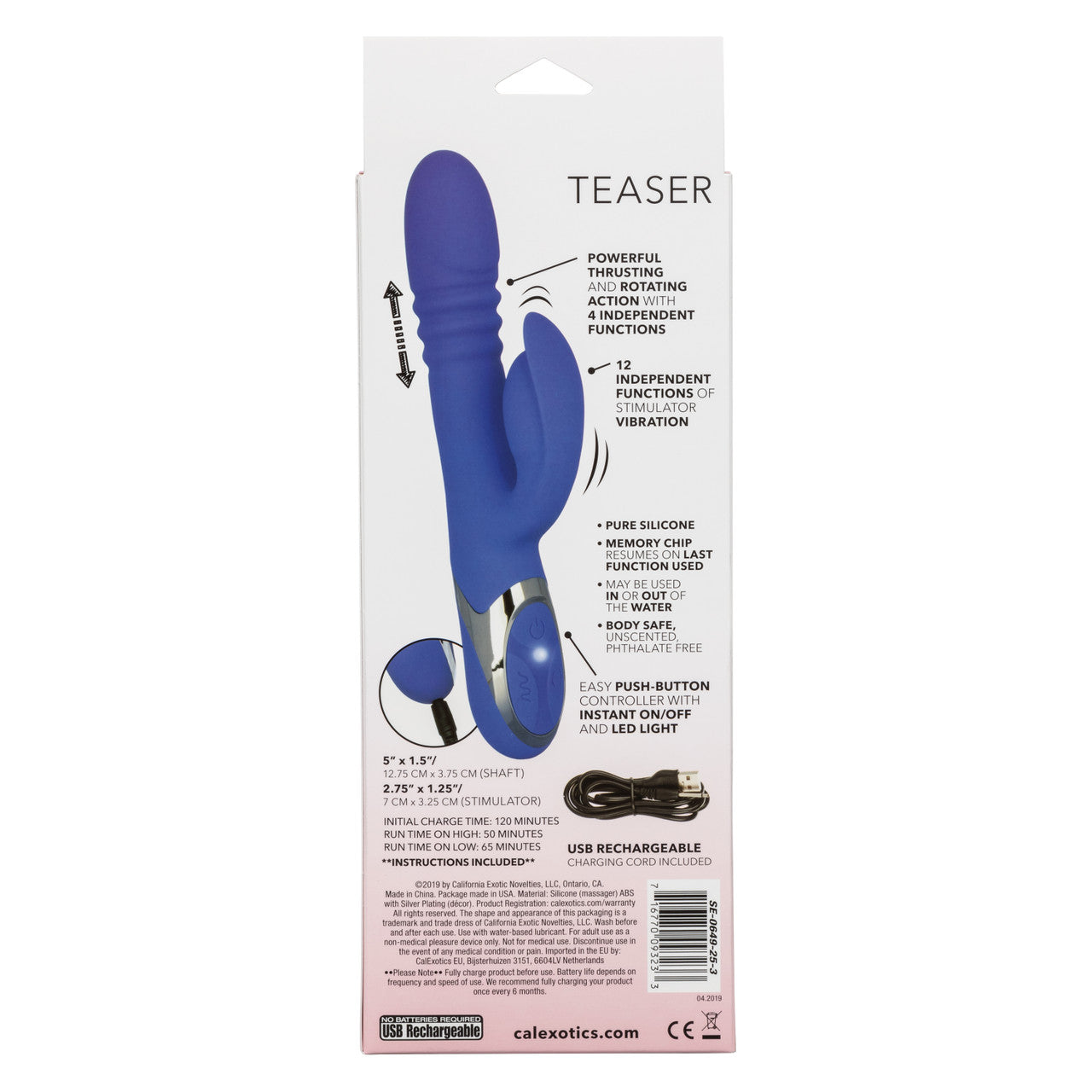 Enchanted Teaser Rabbit Thrusting Vibrator