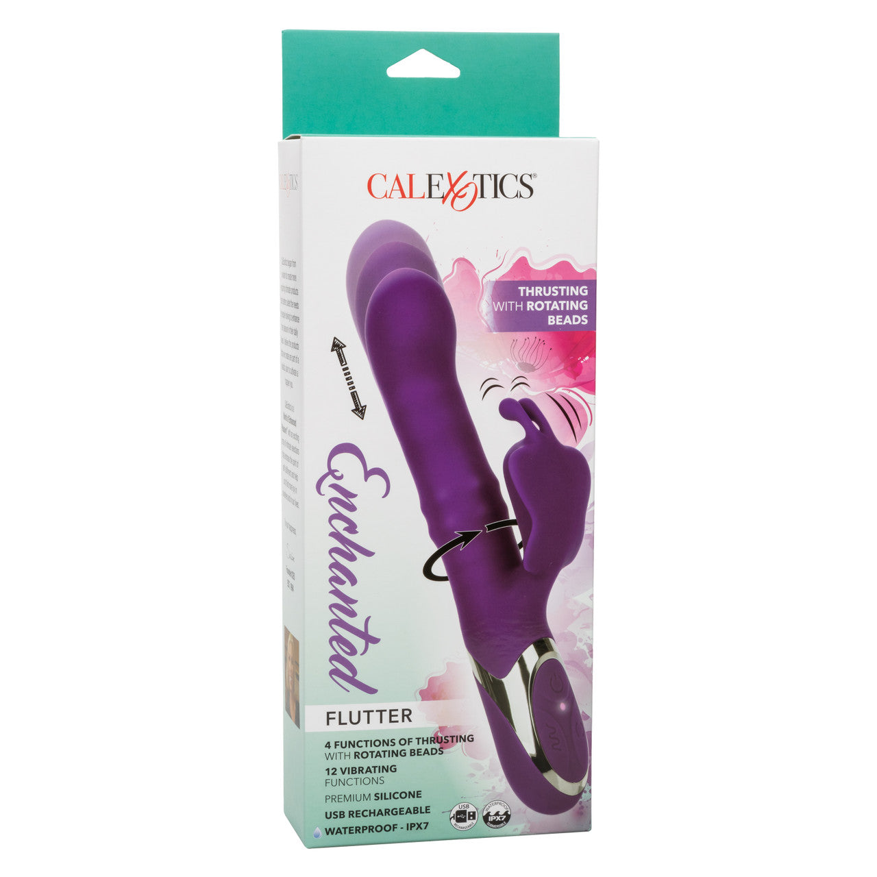 CalExotics Enchanted Flutter Thrusting & Rotating Vibe