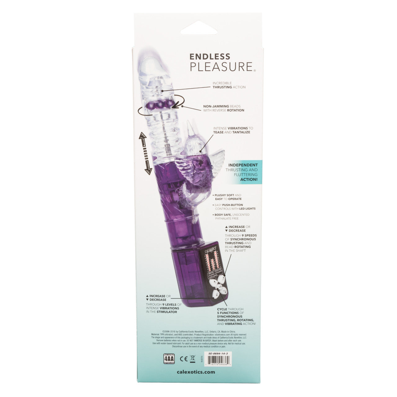 Endless Pleasure Rabbit Vibrator - Thorn & Feather