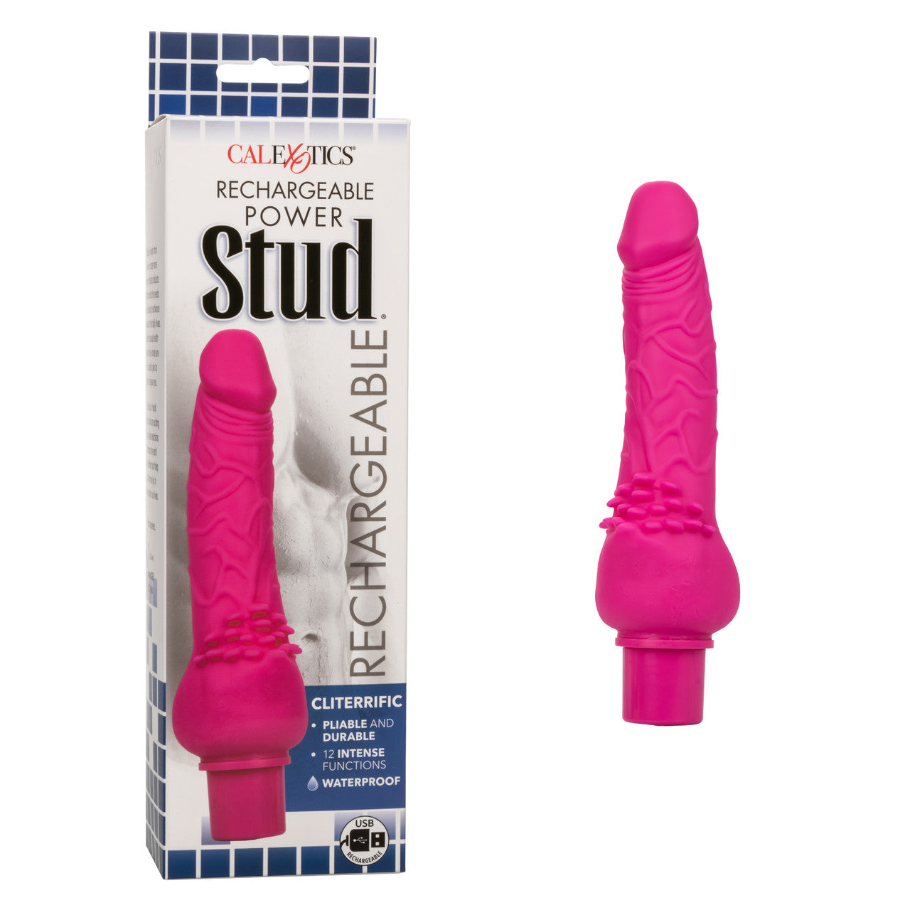 Power Stud Cliterrific Vibrating Dildo