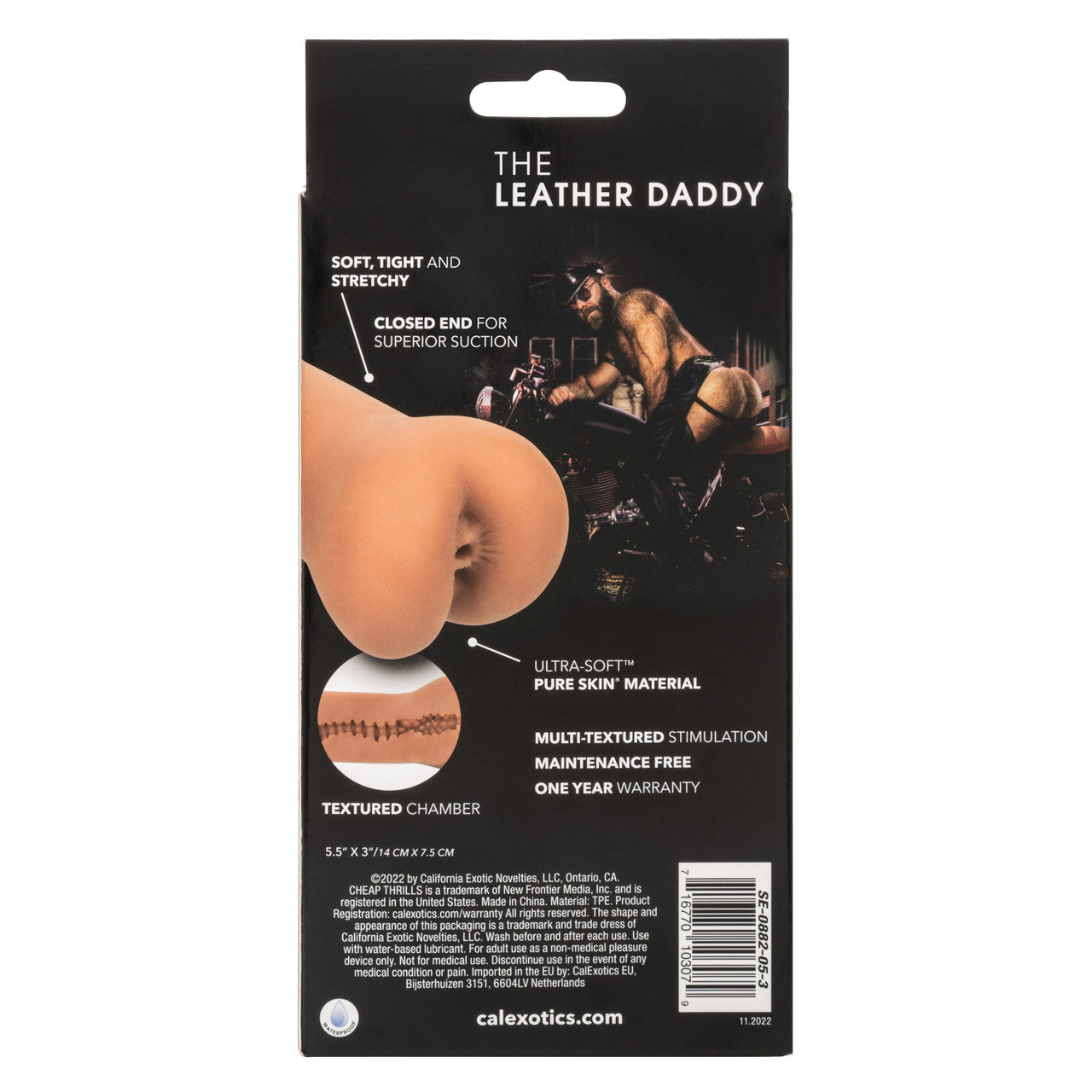 Cheap Thrills The Leather Daddy PureSkin Stroker