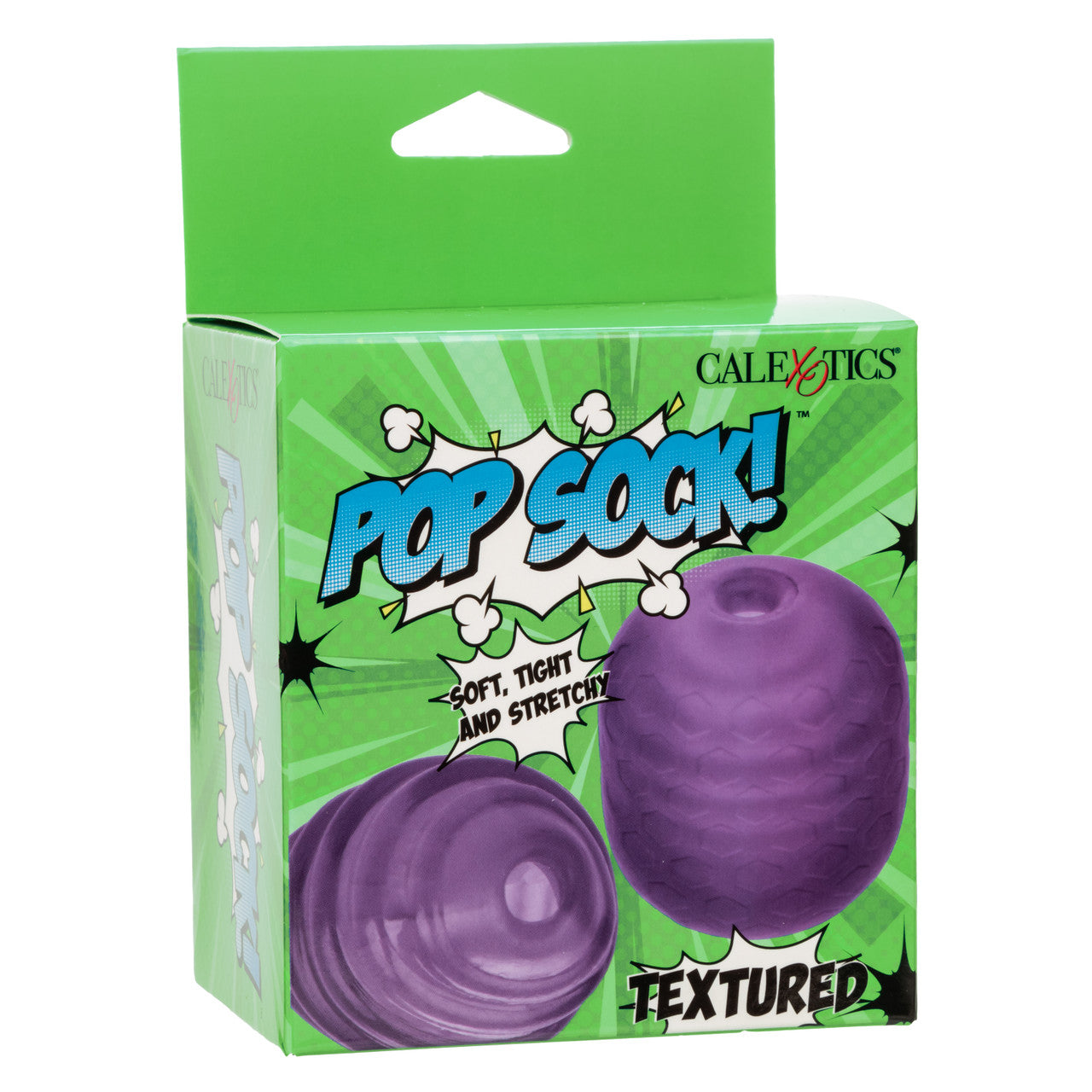 Pop Sock Textured Pocket Stroker - Purple