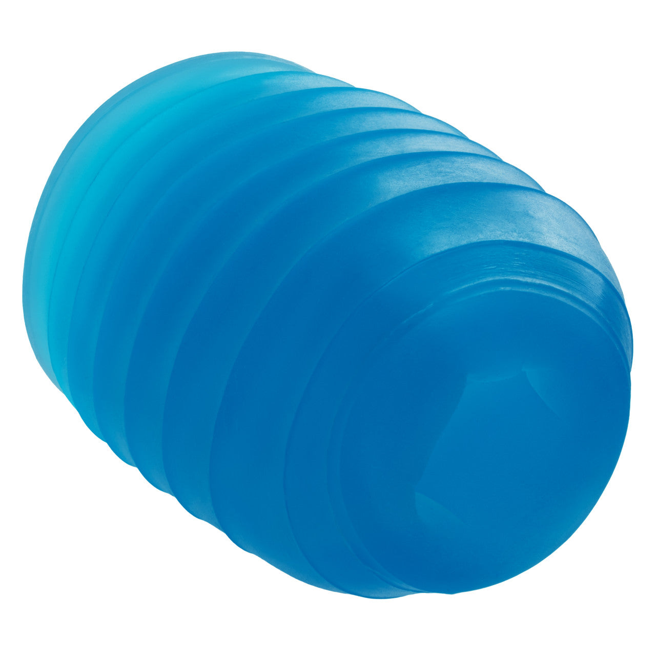 Pop Sock Ribbed Pocket Stroker - Blue