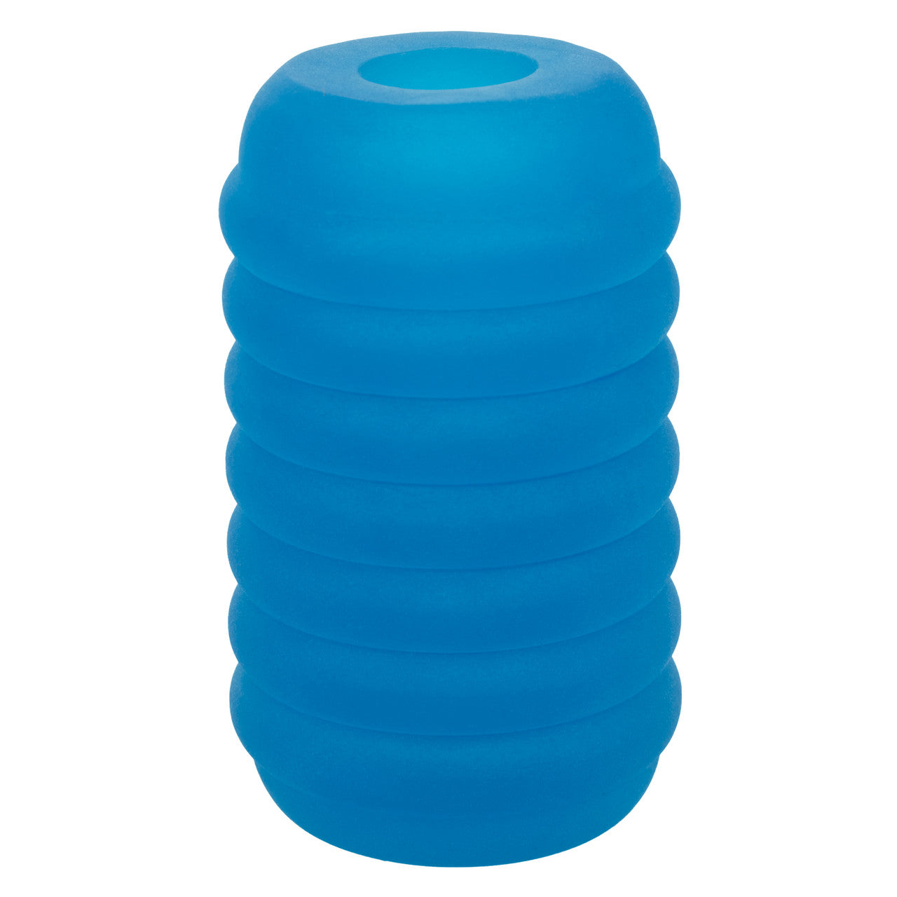 Pop Sock Ribbed Pocket Stroker - Blue