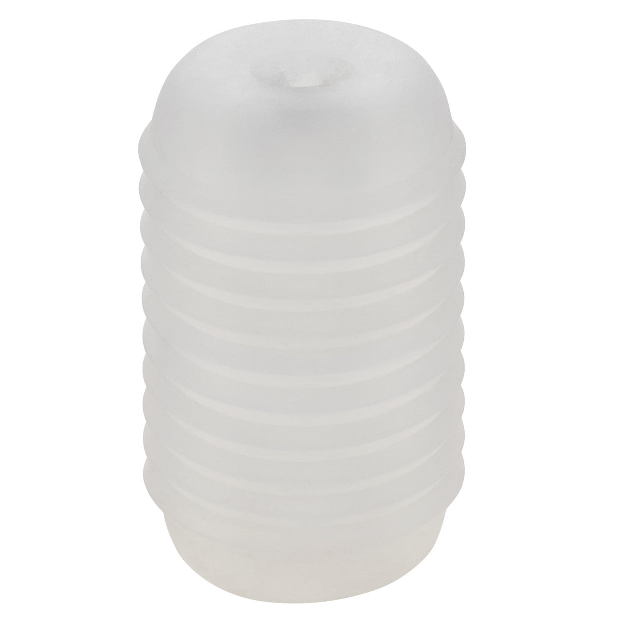 Pop Sock Ribbed Pocket Stroker - Clear