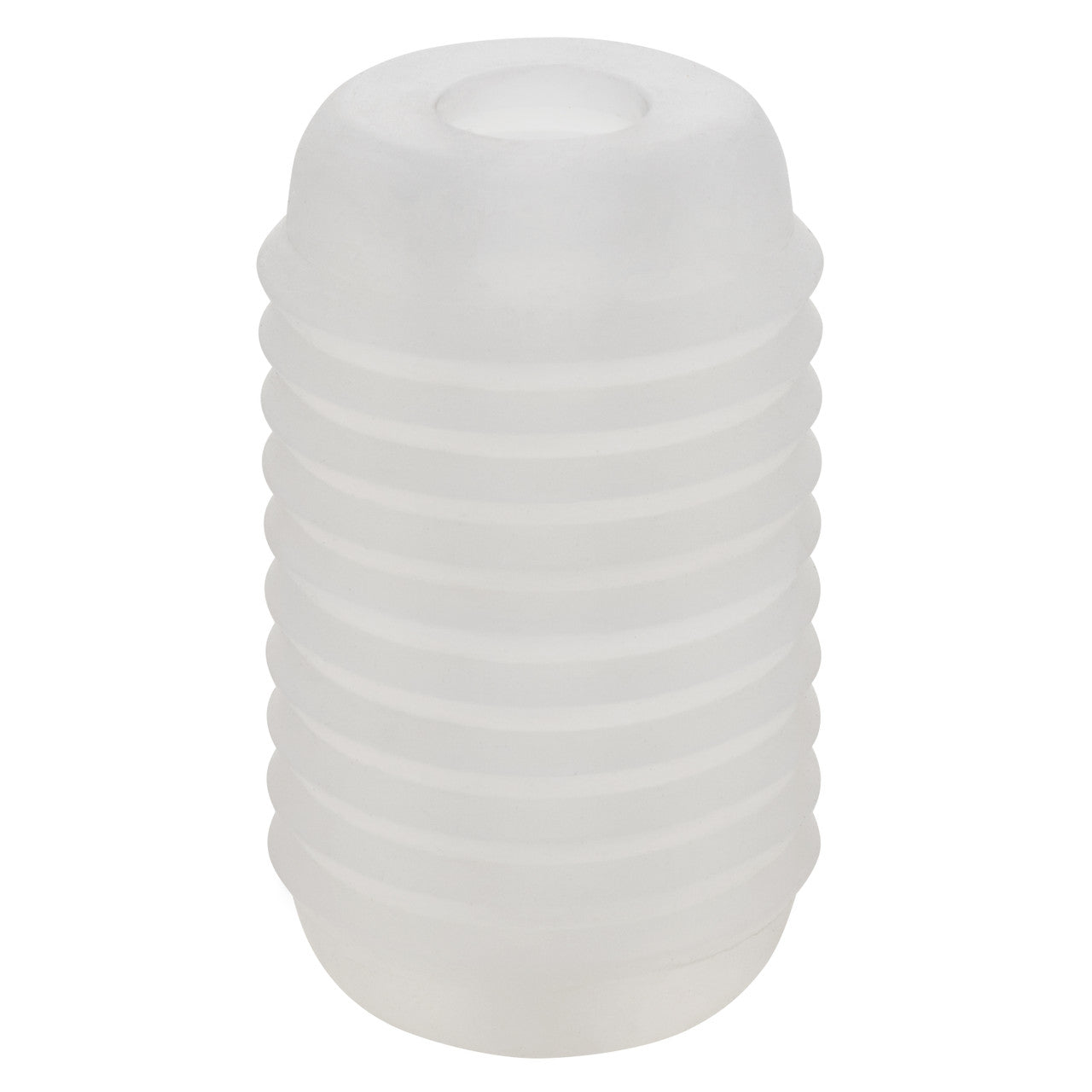 Pop Sock Ribbed Pocket Stroker - Clear