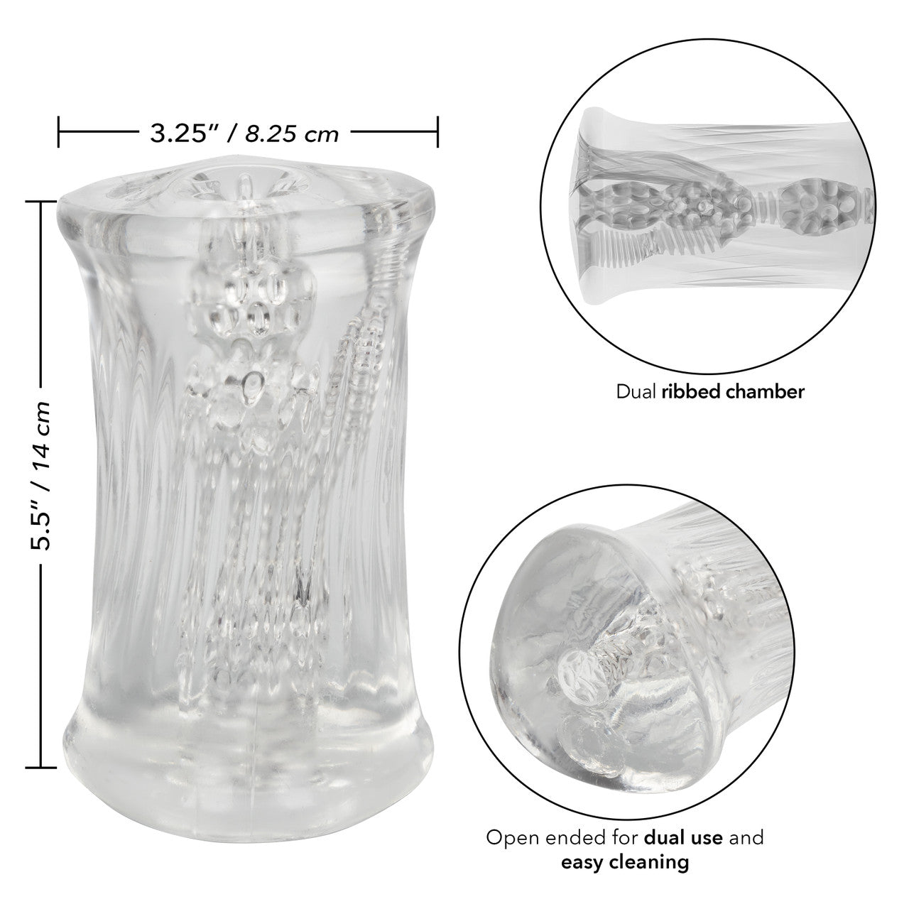 Cyclone Triple Chamber Stroker - Thorn & Feather