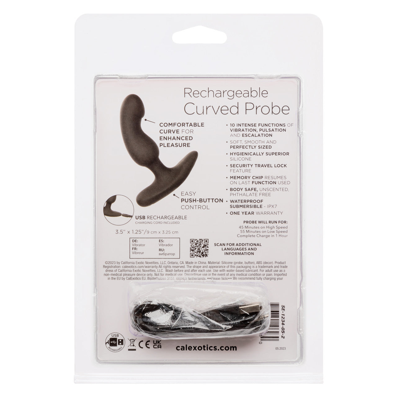 Rechargeable Curved Probe - Thorn & Feather