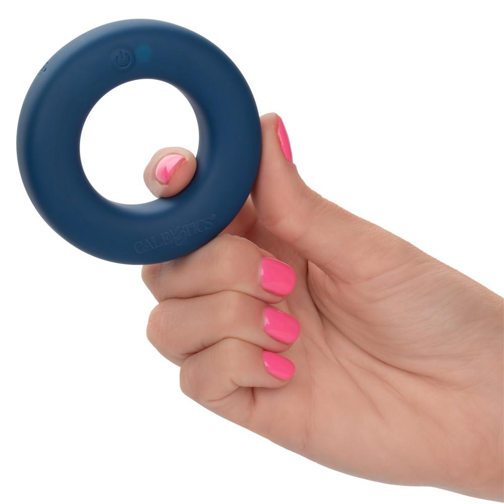 Link Up Optimum Vibrating Cock Ring - Blue - Thorn & Feather