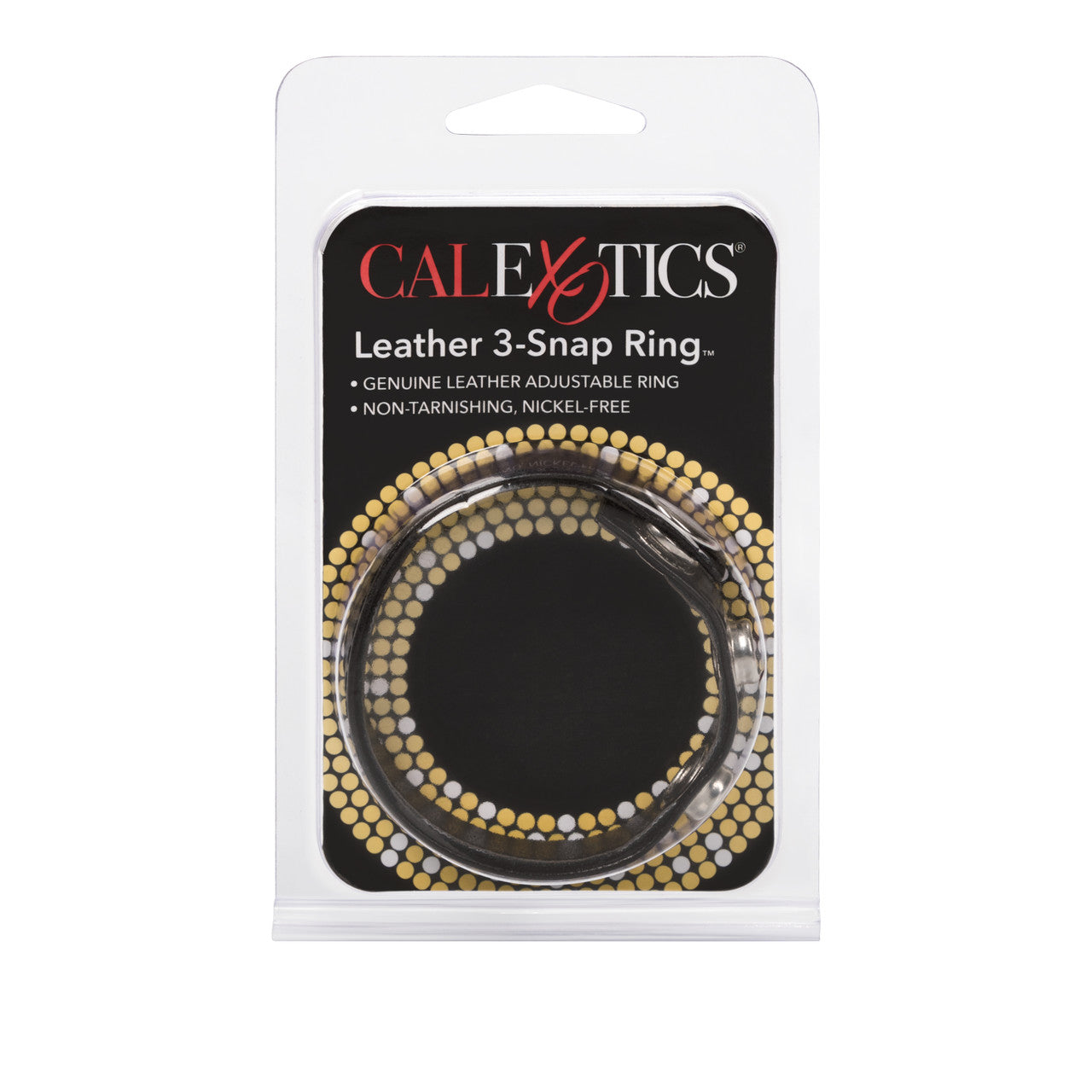 Leather 3 Snap Ring