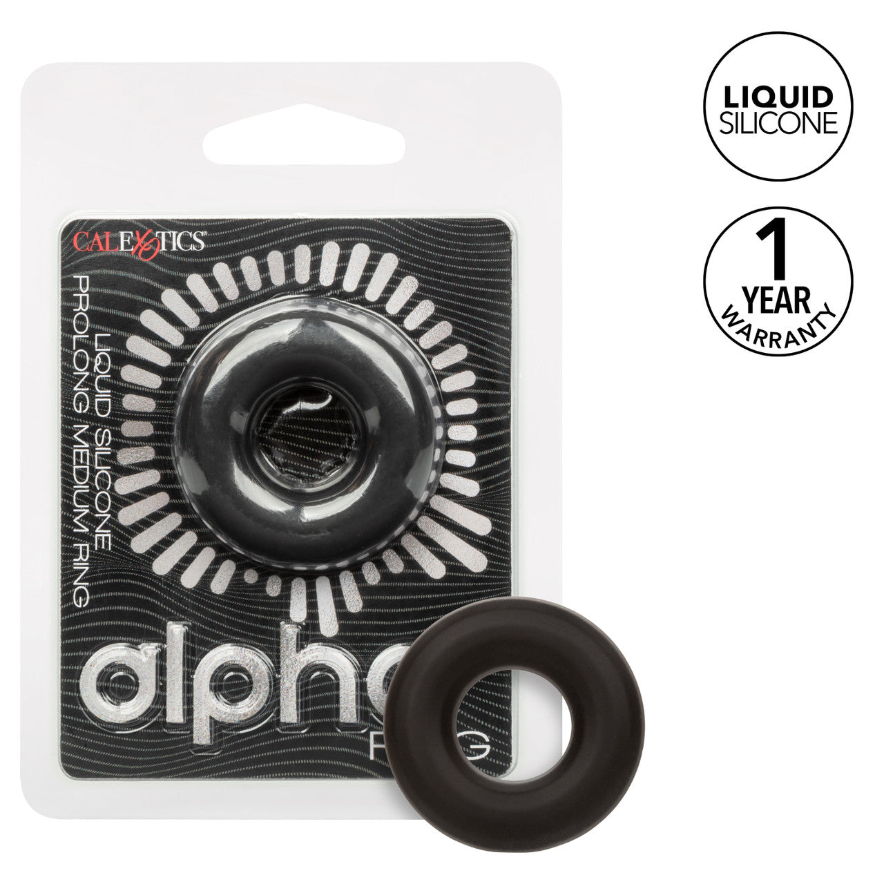 Alpha Liquid Silicone Prolong Medium Ring