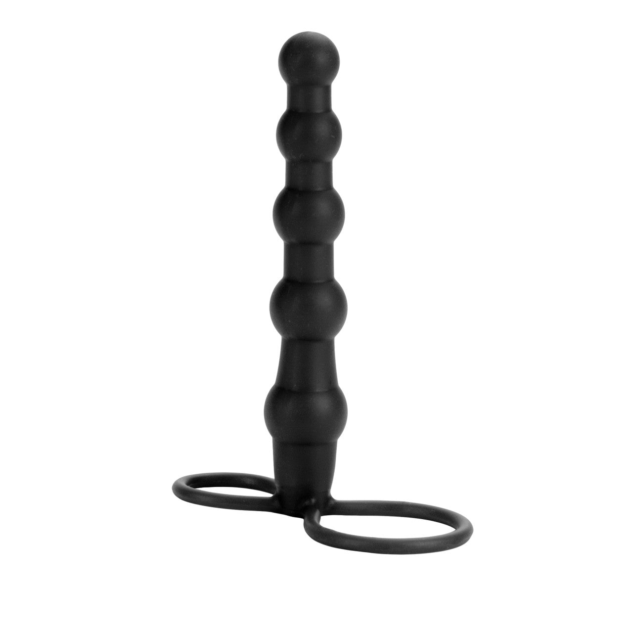 Silicone Love Rider Beaded Dual Penetrator - Thorn & Feather