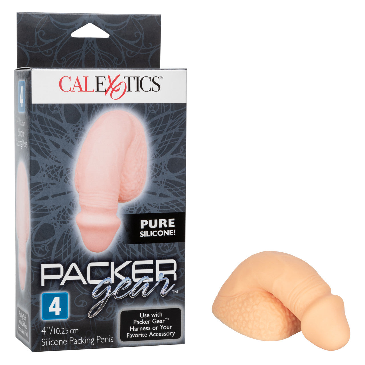 Packer Gear 4" Silicone Packing Penis - Ivory