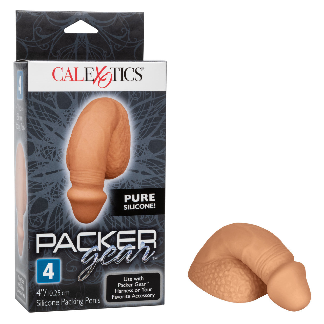 Packer Gear 4" Silicone Packing Penis - Tan