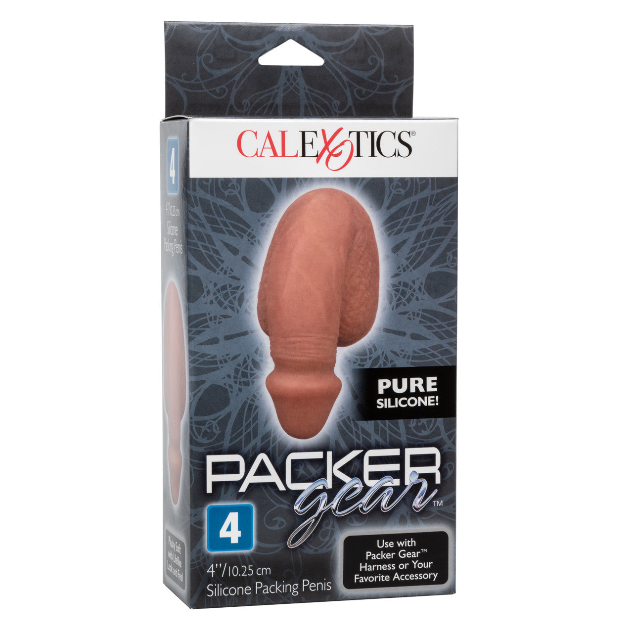 Packer Gear 4" Silicone Packing Penis - Brown