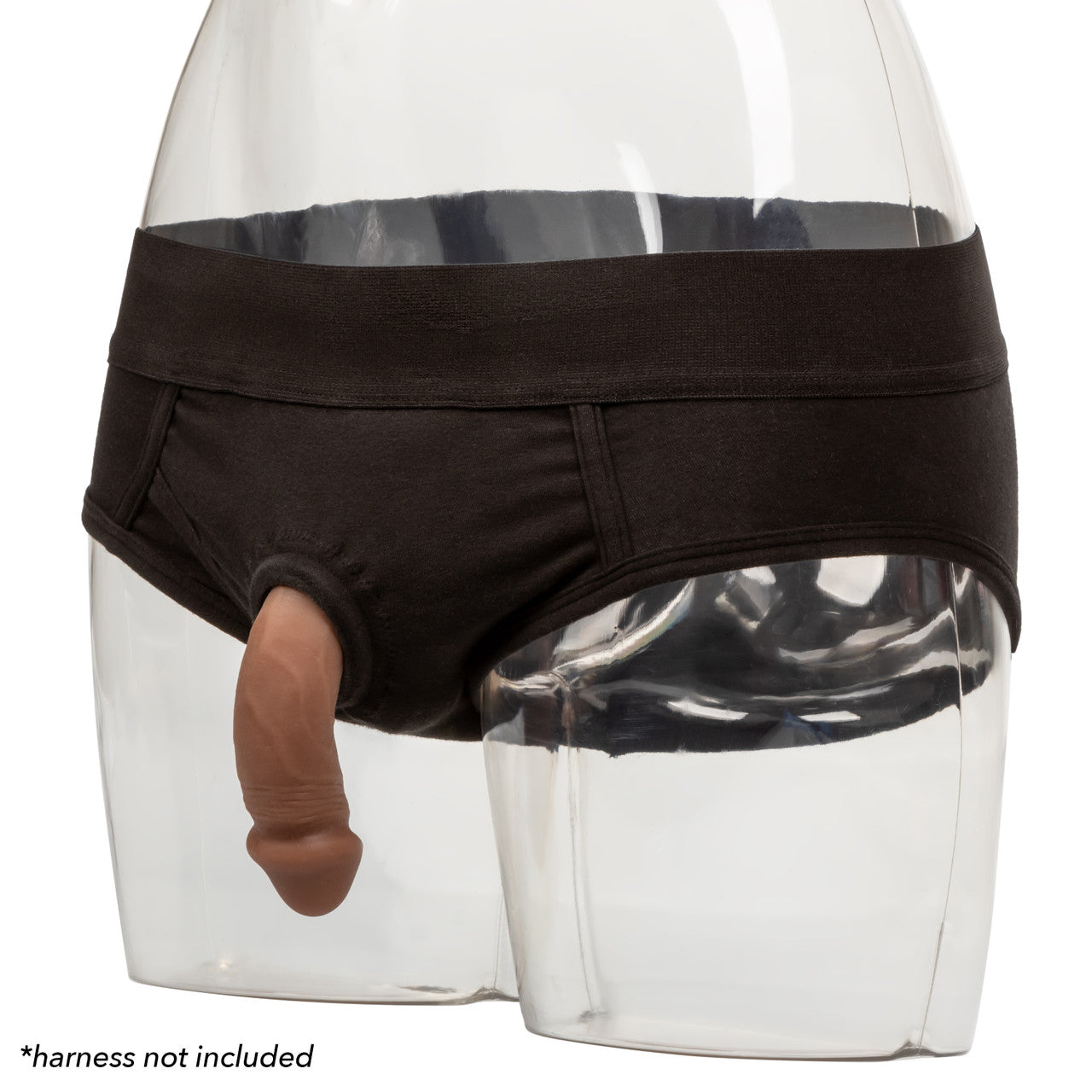 Packer Gear 4" Silicone Packing Penis - Brown