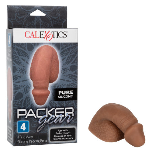 Packer Gear 4" Silicone Packing Penis - Brown