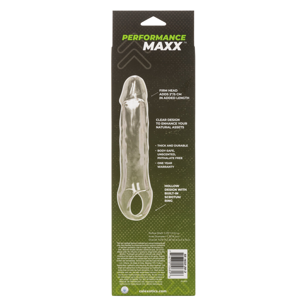 Performance Maxx Clear Extension 7.5" - Thorn & Feather