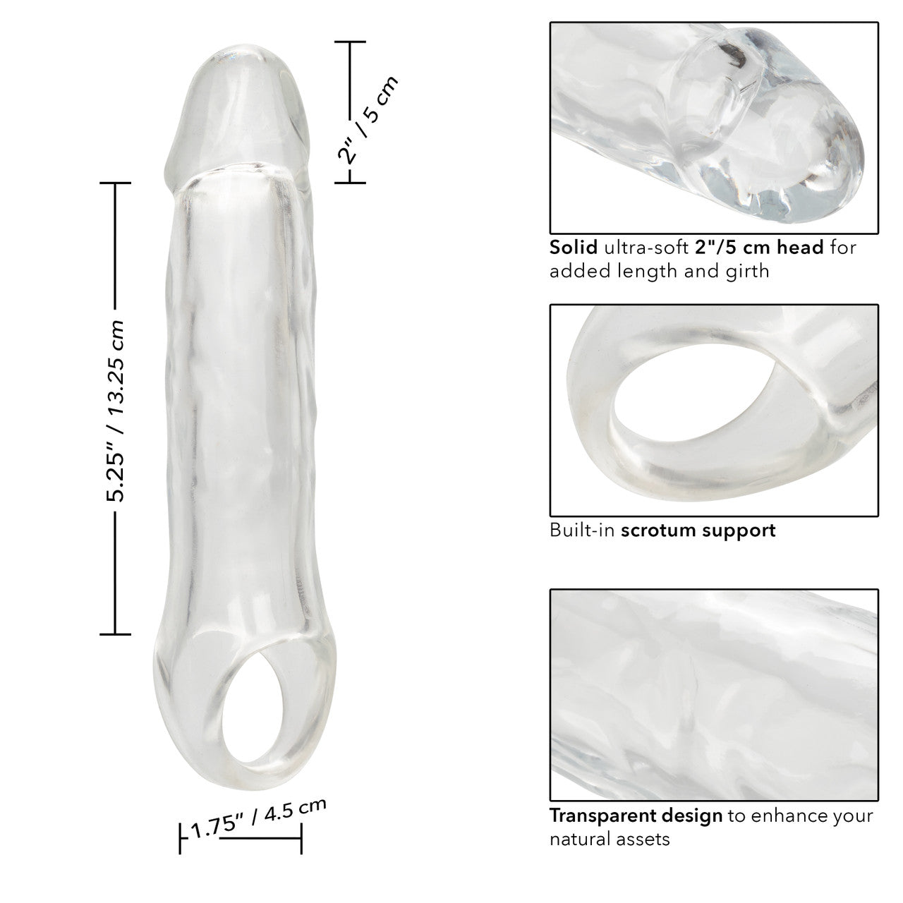 Performance Maxx Clear Extension 7.5" - Thorn & Feather