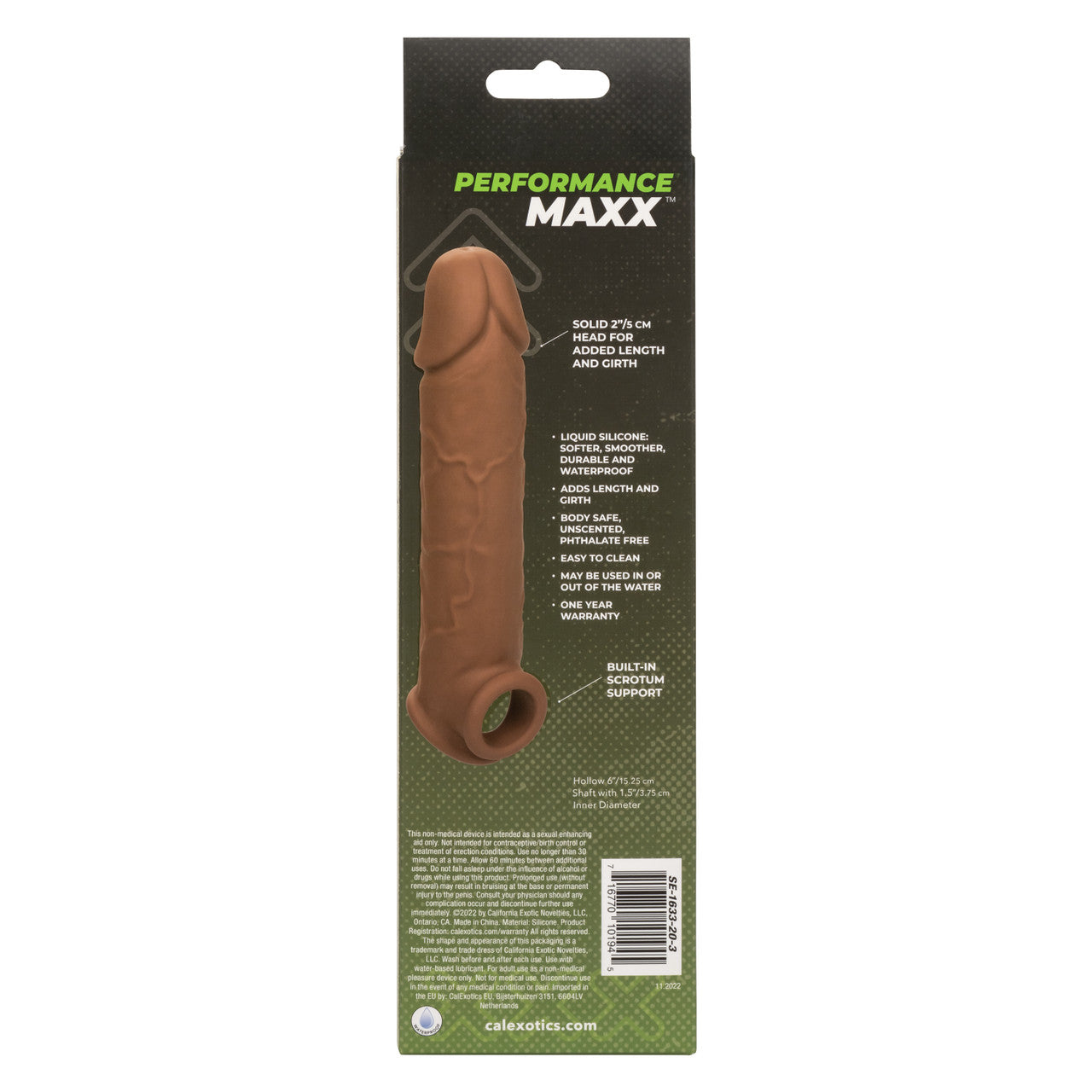 Performance Maxx Life-Like Extension 8" - Brown