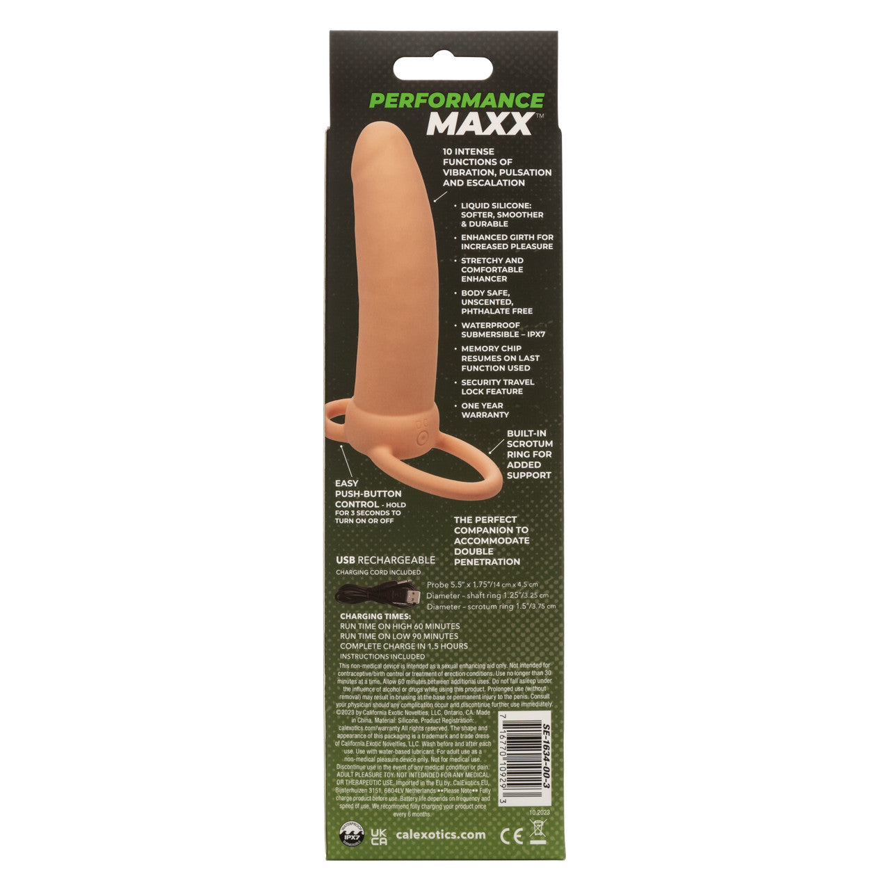 Rechargeable Thick Dual Penetrator - Ivory