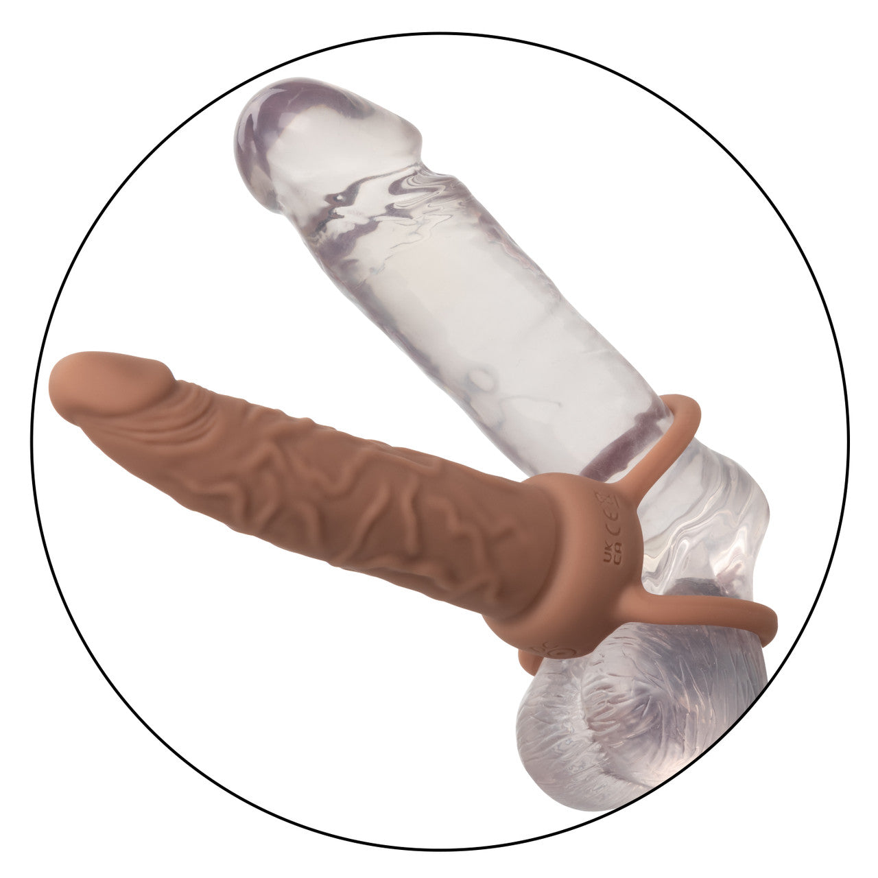 Rechargeable Dual Penetrator - Brown - Thorn & Feather