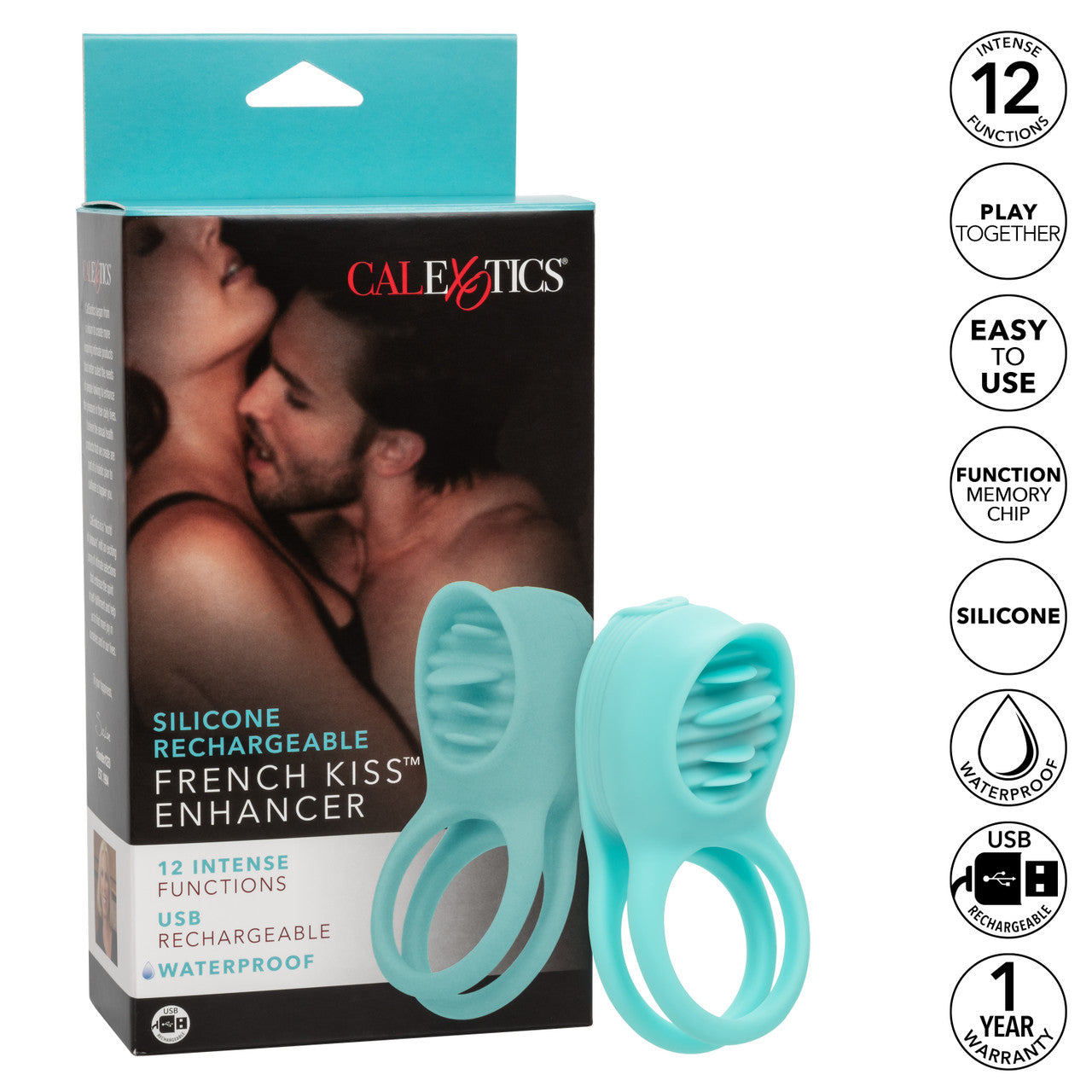 Silicone Rechargeable French Kiss Enhancer Ring