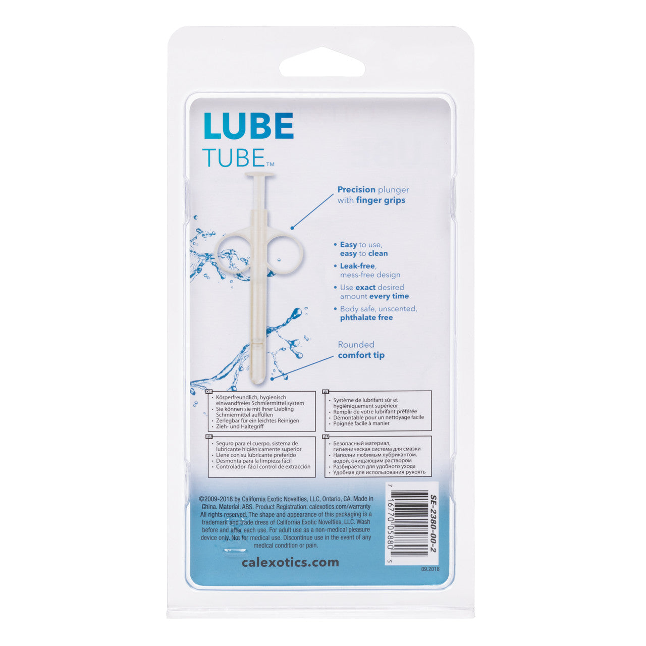 Lube Tube Applicator 2 Pack - Clear - Thorn & Feather