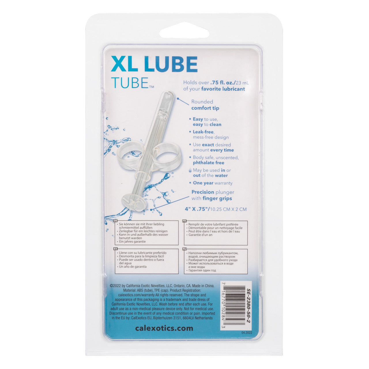 XL Lube Tube Applicator - Clear - Thorn & Feather