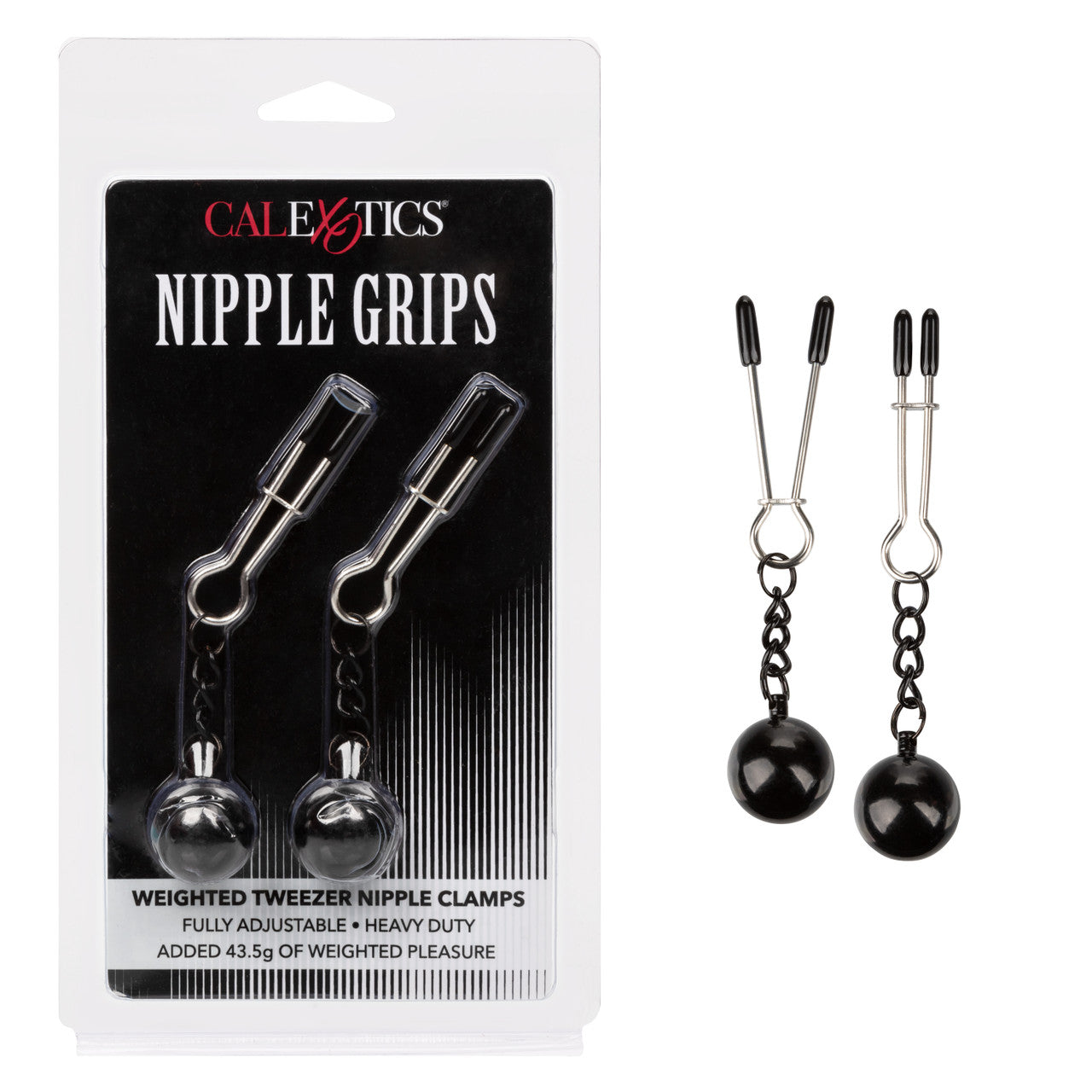 Nipple Grips Weighted Tweezer Nipple Clamps - Thorn & Feather