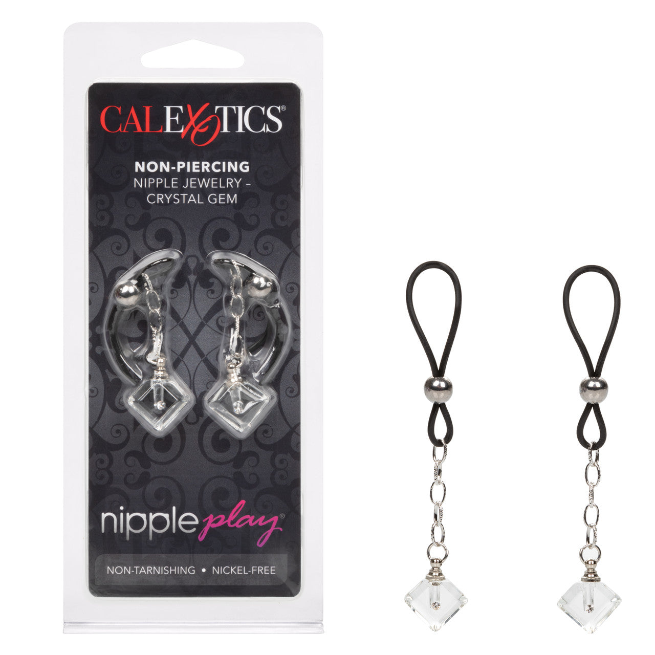 Non-Piercing Nipple Jewelry Crystal Gem