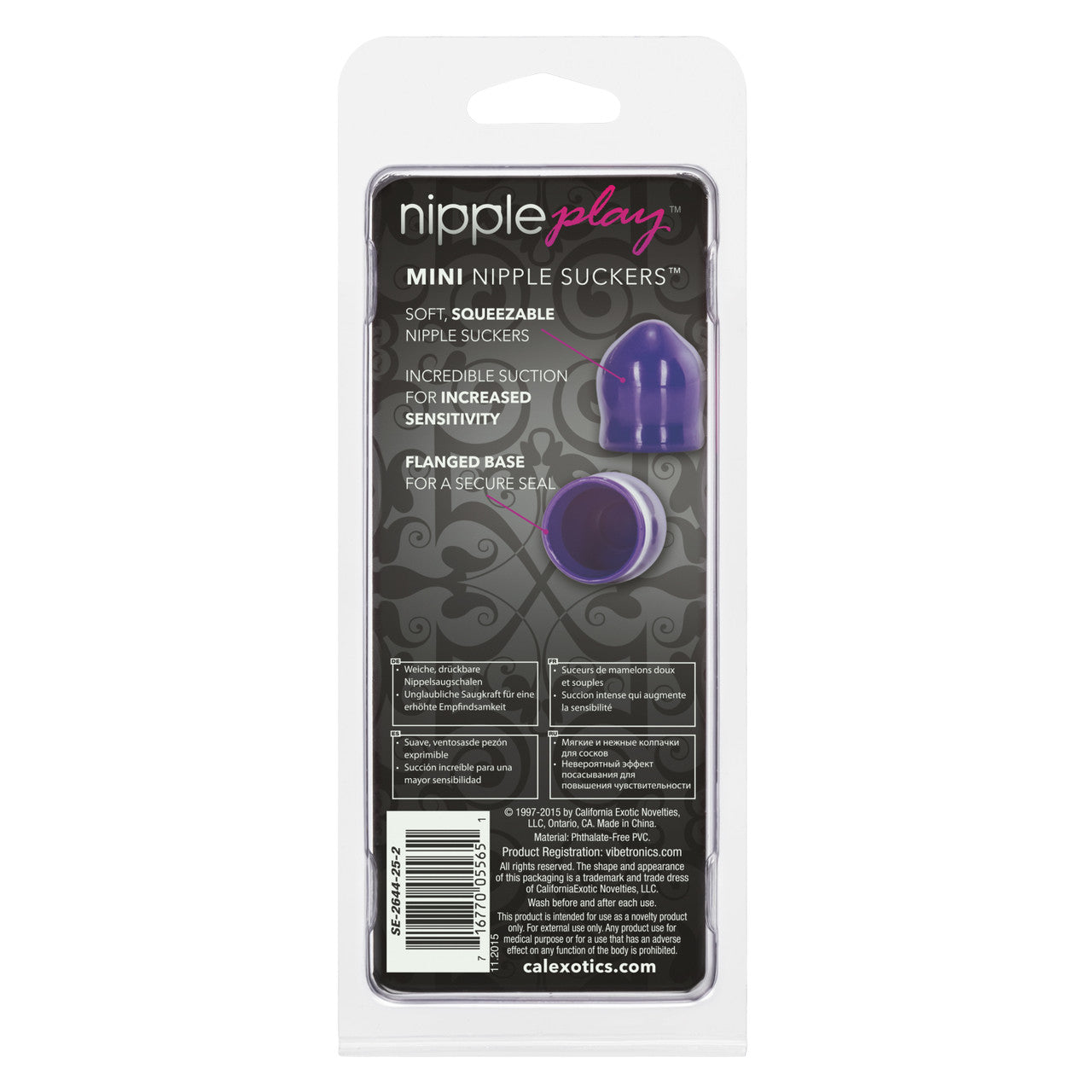 Nipple Play Mini Nipple Suckers - Purple