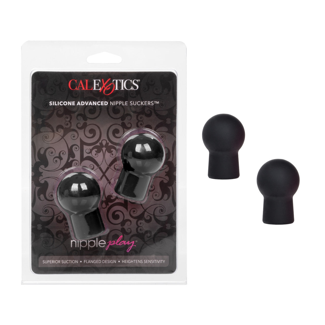 Nipple Play Silicone Advanced Nipple Suckers - Black