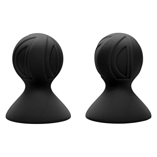 Nipple Play Silicone Pro Nipple Suckers - Black