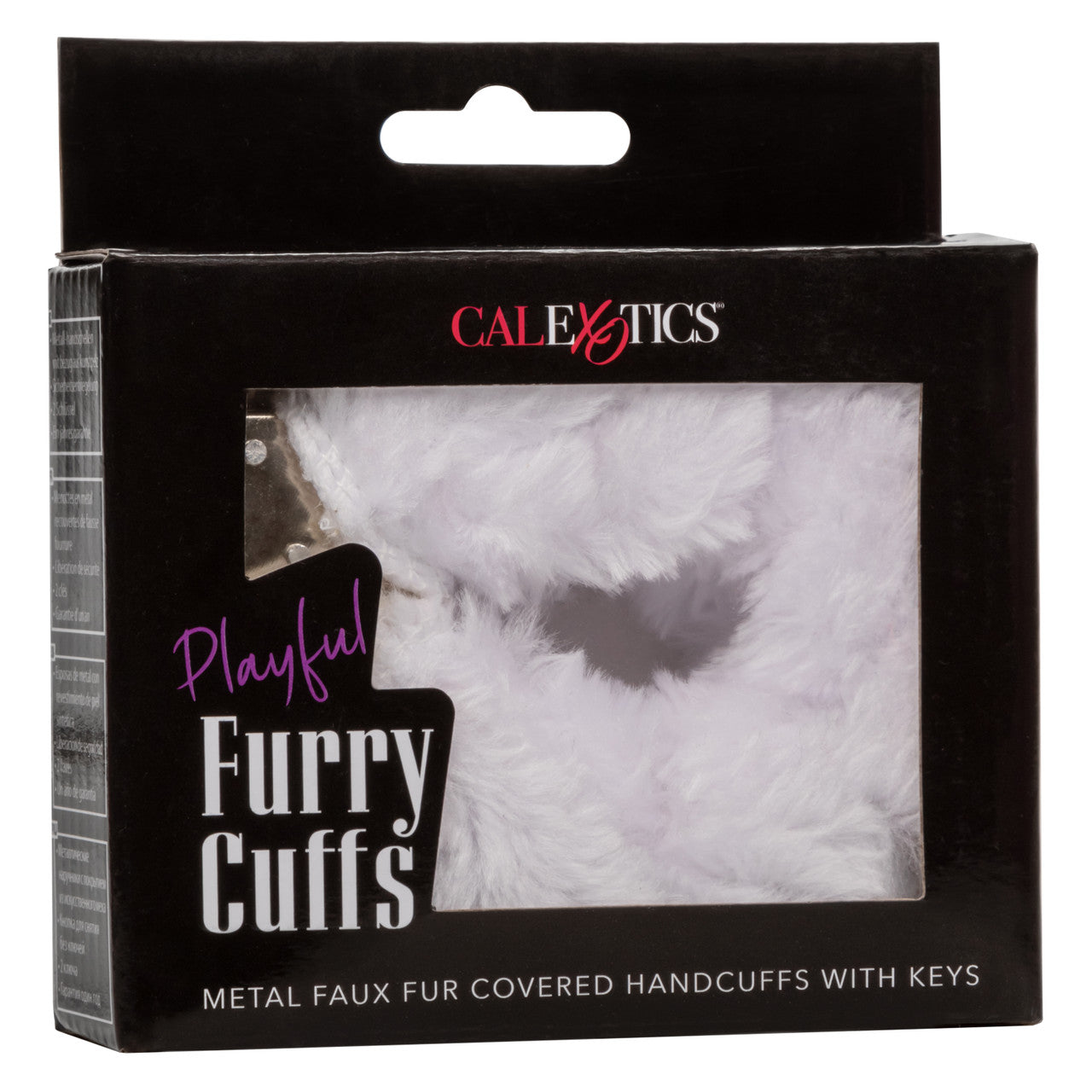 Playful Fluffy Furry Cuffs - White