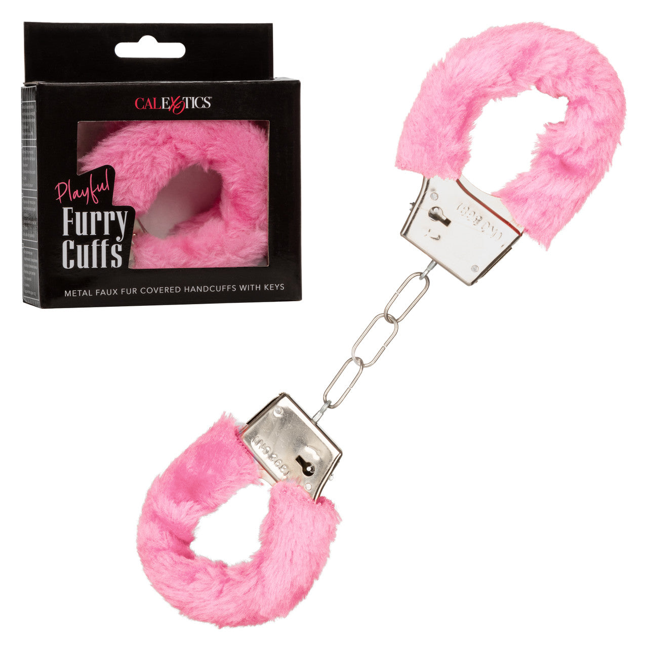 Playful Fluffy Furry Cuffs - Pink