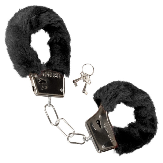 Playful Fluffy Furry Cuffs - Black