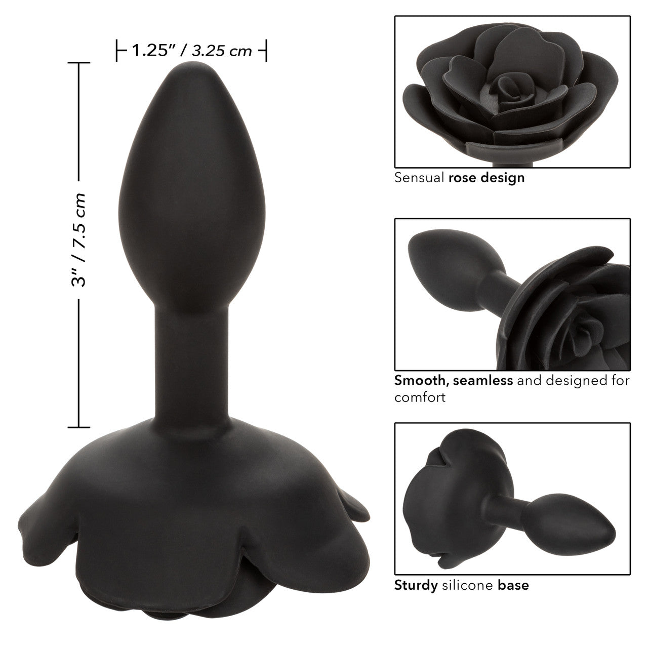 Forbidden Small Rose Anal Plug