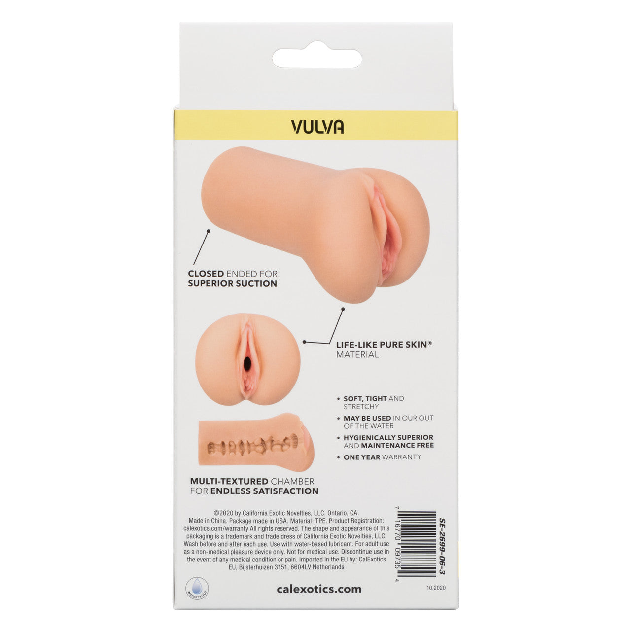 Boundless Vulva Pocket Pussy Stroker - Ivory - Thorn & Feather