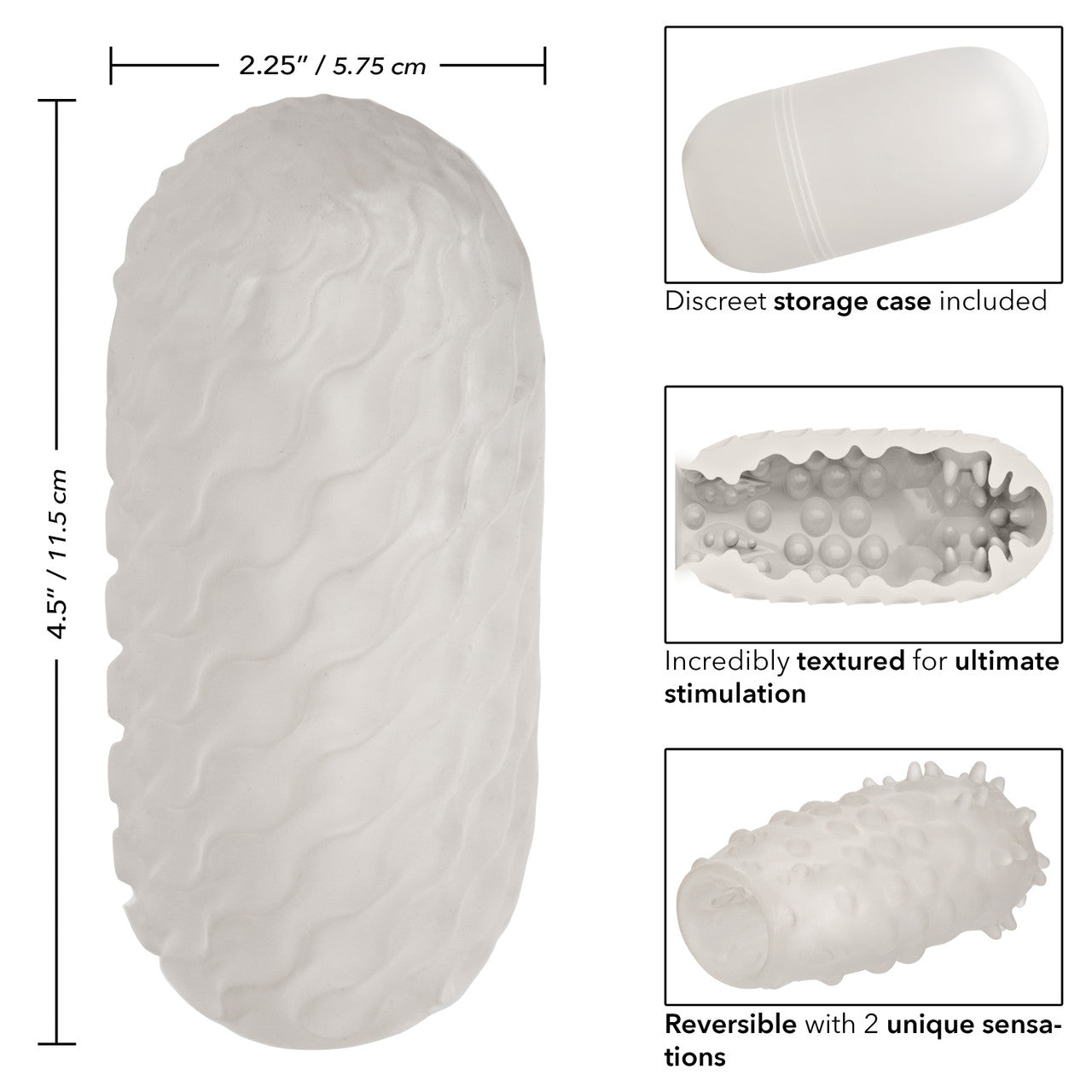 Boundless Reversible Nubby Stroker