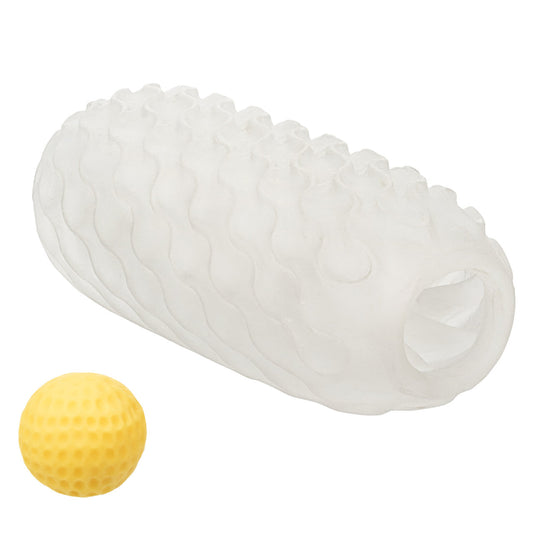 Boundless Reversible Squishy Ball Stroker - Yellow