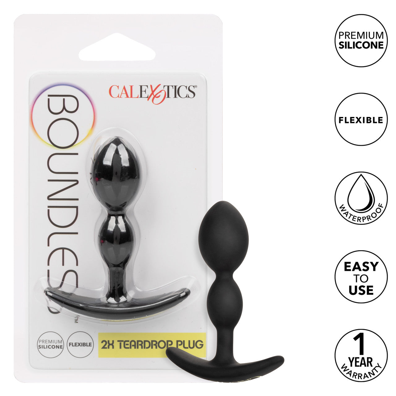 CalExotics Boundless 2X Teardrop Plug