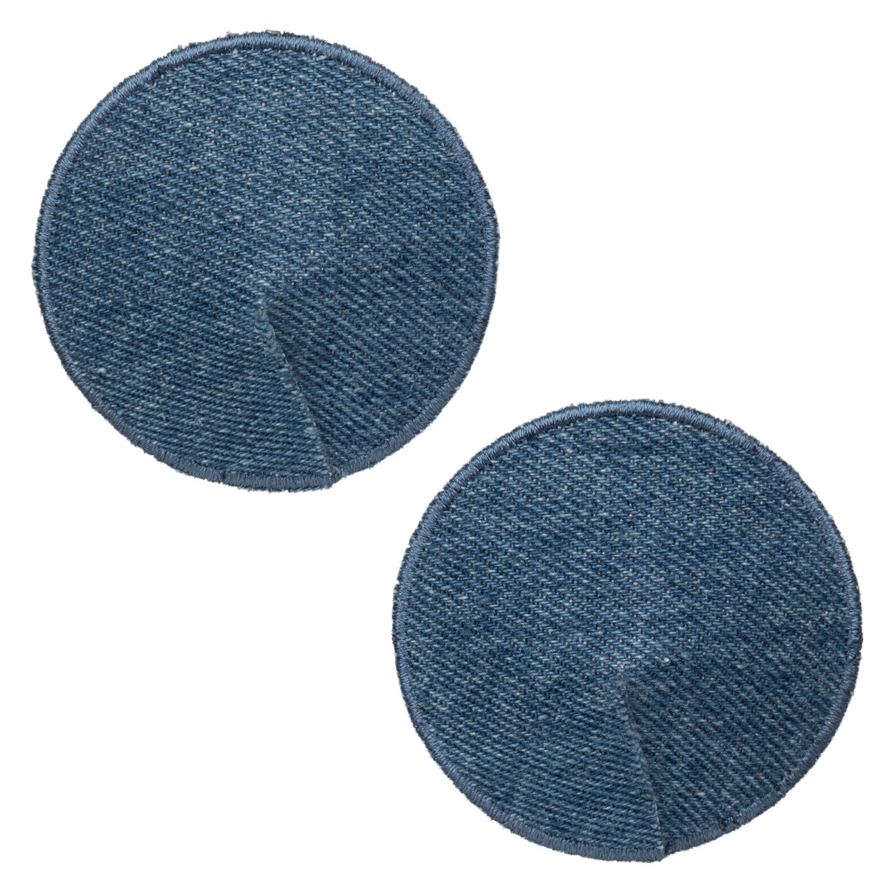 Ride 'Em Premium Denim Collection Round Pasties - Thorn & Feather