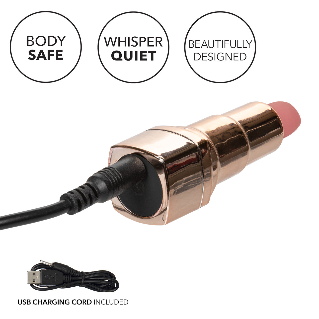 Hide & Play Rechargeable Lipstick Vibrator - Nude