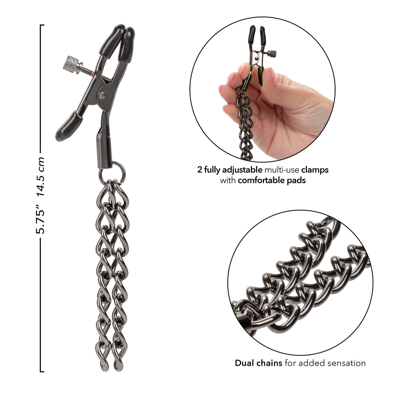 Euphoria Collection Chain Nipple Clamps