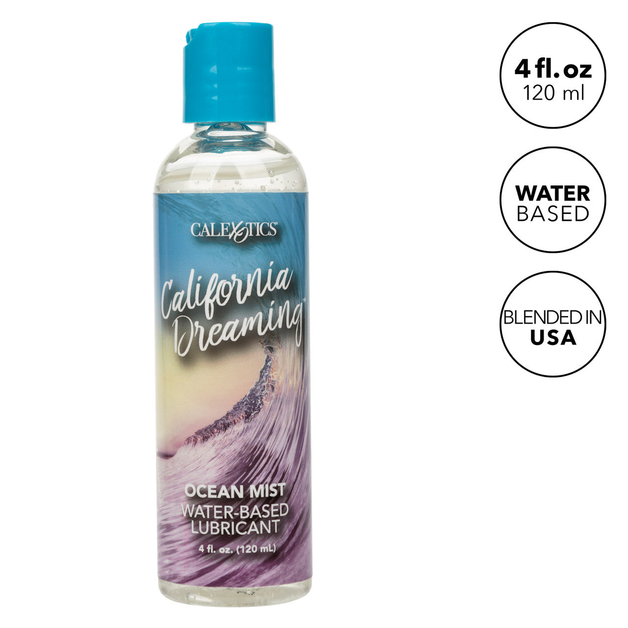 California Dreaming Ocean Mist Water-Based Lubricant - 4 fl. oz.