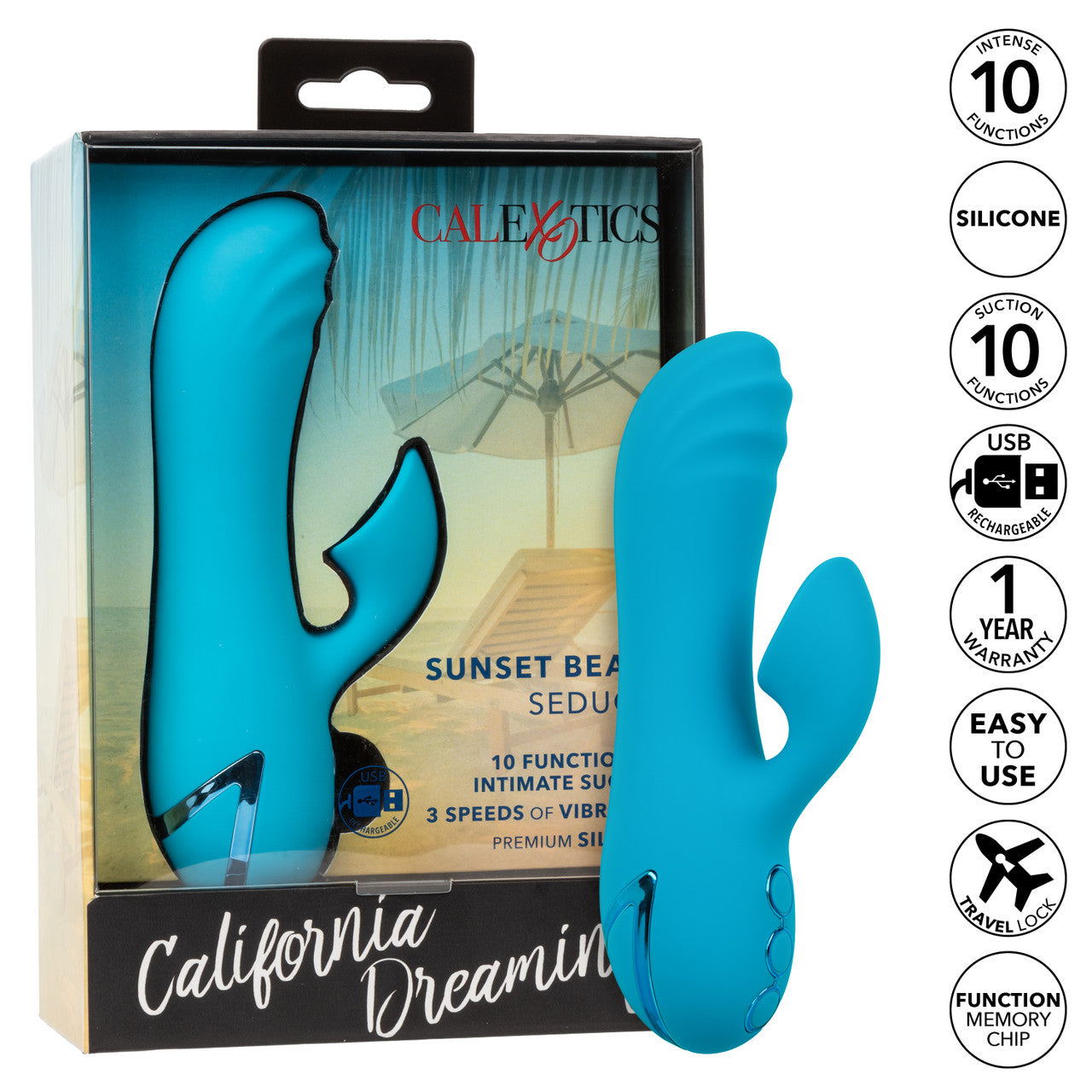 California Dreaming Sunset Beach Seducer Compact Stimulator